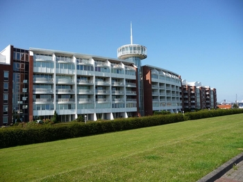 Das Helgolandhaus vom Südstrand betrachtet
